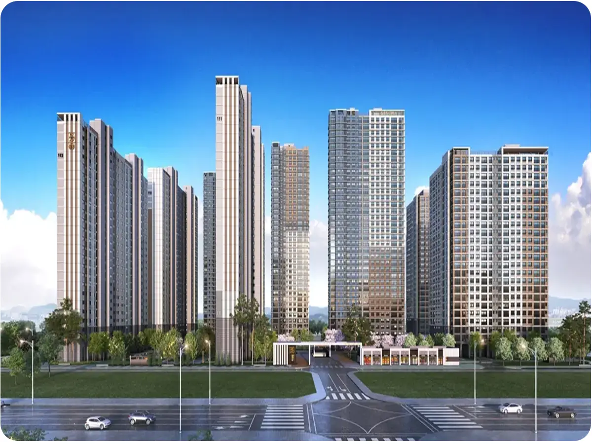 평택 브레인시티 중흥S클래스 아파트 조감도